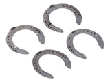 4pcs Horseshoes Aluminum Alloy Light Weight Reliable Practical Horse Riding Accessory for Racecourse V1294-YM0523-3111220079611