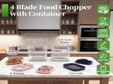 4-In-1 French Fry Cutter for Potatoes, Apple Slicer, Chopper Vegetable Cutter - Dicer Chopper for V1258-DP02-I-0003