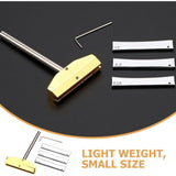Guitar fret press caul tool - Metal, 7.25/9.5/12 Radius Blocks, with Wrench for Fret Install V1192-AZ-W-21486