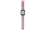 Kids Smart Watch Touch Screen Elastic Strap Smartwatch With Video Camera Pedometer-Pink V1263-JX-7641-2