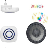 Wireless Doorbell Electric Door Chime Kit with 1 Receiver and 1 PIR Motion Detector Visitor Alert V1237-ZY-528-115