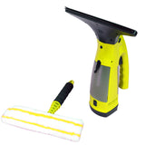 Electric Window Cleaner Wiper Yellow Bathroom Shower Squeegee Glass Screen Tile Car Yellow WINDOWCLEANERYELLOW