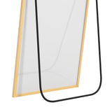 Yezi 165X60CM Full Length Mirror Wall Mounted Mirror Gold DECO1036-165-GD