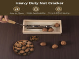 Heavy Duty Nut Cracker, Multipurpose Nut Cracker Tool for Home Use, Walnut Clipper with Splash V1369-AZ3-W-08544
