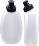 Running Belt Water Bottles 2 Pack Small Running Bidon with One-Handed Slide Lid Perfect Fit 100% V1258-DP02-BOL-303
