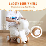3 in 1 Rocking Horse for Toddlers 1-3 Years, Baby Rocking Horse with Detachable Balance Board and 4 V952-ETYBMHSSLDGNRHG1RV0