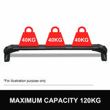 110cm Universal Car Roof Racks Carrier Adjustable Cross Bars Aluminium Alloy Lockable V610-CAR-HGCR-110
