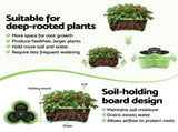 Green Fingers 5 Tier Vertical Garden Planter, Stackable Planters with Wheels, Light Green, Garden GARDEN-5T-LGR