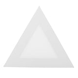White Triangle Canvas ard for Oil Paint - Stretched Cotton Panel for Artists V1192-AZ-W-18809