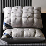 Luxury Pillow Quilted Pillow High-Quality Pillow Comfortable Pillow Bedding - White - Size 800g high V1102-115-03208-WHT-800GHIGHPILLOW