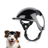 Size L Black Pet Safety Helmet - Stylish Protective Headgear for Dogs V888-ELOSUNG17322