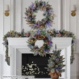 Christabelle 61cm Pre-Lit Snowy Stamford Spruce Battery-Operated Mini Christmas Tree Multi-Func 112_NATSS2