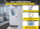 Jet Hand Dryer Blade Hand Dryer Automatic High Speed for Washroom White V952-GSJLSGSPQSBS-110PV3