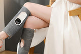 Leg Massager Muscles Relax Heated Air Compression Foot Massage for Calf Blood Circulation-Grey V1263-JX-7486