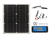 100W Solar Panel Kit DC 12V 24V IP67 Waterproof Complete Solar Power Charger with 20A Controller for V1294-YM0901-3114230138111