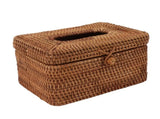 Rectangular Rattan Tissue Box Cover Rattan Woven Tissue Box Holder for Bathroom Organizer Countertop V1294-YM0706-3117230158211