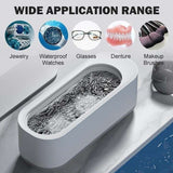 Ultrasonic cleaning glasses jewelry cleaner white, 42kHz V1237-ZY-506-0126
