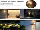 Solar Motion Sensor Wall Lights 3-Mode Dusk-to-Dawn Waterproof for Patio, Garage & Garden V1107-SOLAR MOTION SENSOR WALL LIGHTS4
