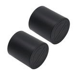 6PCS Furniture Leg Extender Plastic Round 4in Rise Black Furniture Risers for Home Office Sofa V1294-YM3114220090611-0421