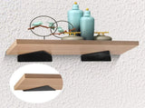 Floating shelf brackets, invisible triangular edges. V1237-ZY-203-3895