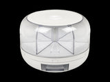 Rice Storage Cereal Dispenser Grain Container Rotating Dry Food Box V63-839231