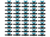 50PCS 25x3/4in Male Thread Irrigation Switch Valve Plastic Gate Valves for Gardening Supplies V1294-YM0901-3111210175611