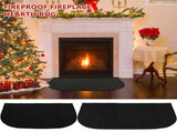 Fireproof Mat for Fireplace, Hearth & Grill Floor Protector 50X80CM V1237-ZY-203-2961