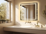 900*700MM Dimmable LED Bathroom Mirror Antifog Wall Mounted Vanity Makeup Mirror V767-XMR-C28-188-AU