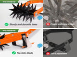 Rotary Cultivator Garden Tool, Tiller & Weeder & Stirrup Hoe Star-shaped rotating tines break up V1107-119-42127