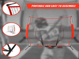 Portable Baseball Training Net Stand Softball Practice Sports Tennis V63-827091