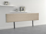 Linen Fabric King Bed Headboard Bedhead - Beige V63-800767