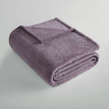 Ardor Teddy Mauve Ultra Soft Cozy Fleece Blanket Queen V442-INT-BLANKET-TEDDY-MAUVE-QS
