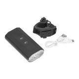 3LED Bike Light Adjustable Waterproof Bicycle Headlight with Battery Display USB Charging for Road V1294-YM0523-3119210258711
