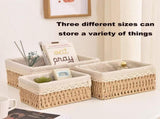 Storage Basket - Basket Set - Wicker Basket - Woven Basket - Cabinet Basket - Bathroom Basket V1189-WXF-260203-00524
