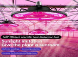 Grow Lights for Indoor Plants 360 LEDs Full Spectrum Red Blue Light Full Coverage 90&deg Collapsible V1294-YM0901-H48494