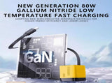 3 in 1 Charger Retractable 80W Max Fast, 80w Charger Retractable Cable Charger with Type C Cable and V1366-AZ2-W-11470