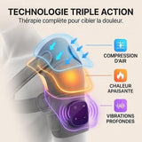 Shoulder Massager with Shiatsu Heat 3 Levels Compression and Vibration for Neck Legs and Shoulders V1188-MS-710-150
