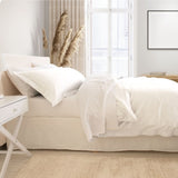 Royal Comfort - Balmain 1000TC Bamboo cotton Quilt Cover Sets - White ABM-204916