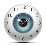 Pupil Core Sight View Ophthalmology Silent Wall Clock Battery Operated Quartz 12inch All Seeing V1192-AZ-W-13815