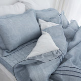 Saesom Flua Snow Comforter Set Double Cool Quilt Bedspread BLUE V274-GM-SOM-COMF-D-BU