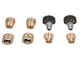8Pcs High Pressure Washer Adapter Coupler Set Brass Quick Disconnect Connector Kit V1294-YM0901-3111210156311