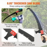 Manual Pole Saw Extendable Tree Pruner 1.5 m-6.1 m Aluminum Alloy Pole V952-SDGZJLHJSS6M55FPJV0