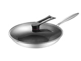 Stainless Steel Wok Pan Double Sided Honeycomb 3 Layer Prevent Sticking Easy Cleaning Wok for V1294-YM0717-3118220189617