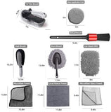 10-piece car wash & polishing set - car wash brushes - car wash tool set - professional accessories V1188-ZXY-131-710