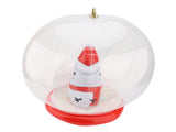 Xmas Inflatable Ornament Ball 23.6 Inch PVC LED Light Up Xmas Snowmen Blow Up Ball Outdoor V1294-YM0901-3111240281611
