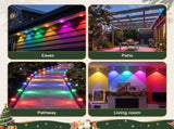 Jingle Jollys 30M Christmas Permanent Outdoor Lights Smart Eaves String App Control Decoration 72LED XMAS-ST72-30M-RGB