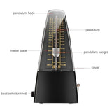 Standard Precision Mechanical Metronome is Suitable for Piano, Guitar, Violin, Bass and Other V1370-AZ4-10140
