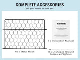 4 Pack Plant Protector from Animals, 13.4'' x 13.4'' Chicken Wire Plant Protector, Plant Cages for V952-QBWZCL12YCHSE5ZGTV0