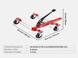 Wheel Dolly, Max Capacity 1500 Lbs Car Dolly, Car Jack Dolly Lifter with 360&deg Rotatable Wheels, V952-ZHSKU00000000000101