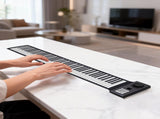 88 Key Portable Foldable Silicone Electronic Keyboard Piano Music V63-954741
